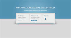 Desktop Screenshot of biblio.cm-azambuja.pt